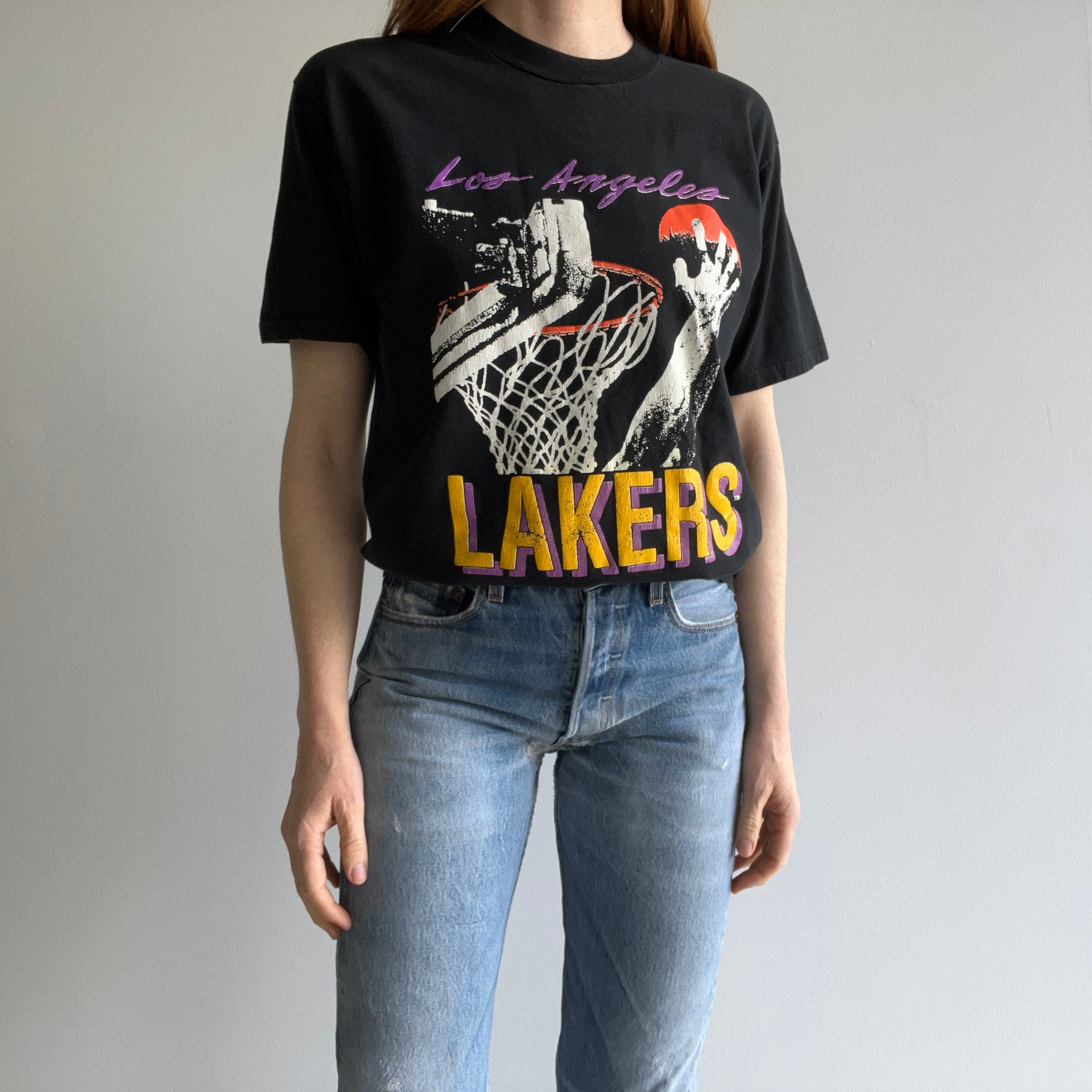 1980s Los Angeles Lakers T-Shirt by Swingster