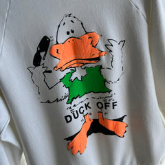 1980s Duck Off Sweatshirt - !!!!