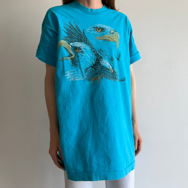 1980s Eagle T-Shirt with a Longer Cut