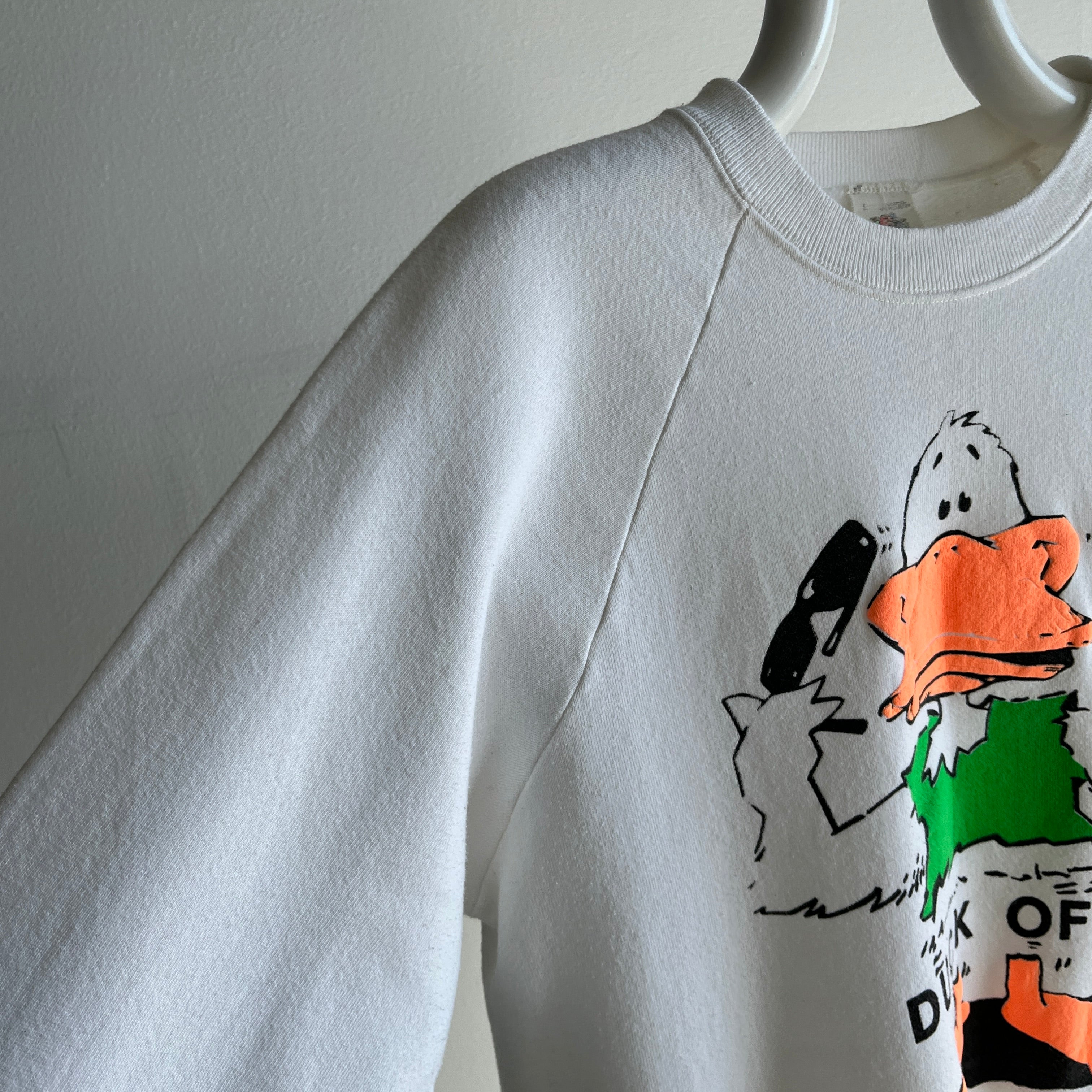 1980s Duck Off Sweatshirt - !!!!