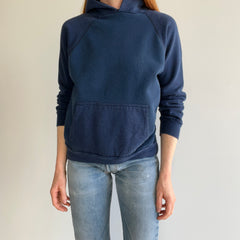 1980s Two Tone Navy (It's Subtle) Pullover Hoodie