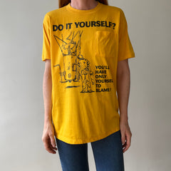 1990s Do It Yourself Plumbing T Shirt - This is so Dad in the 90s