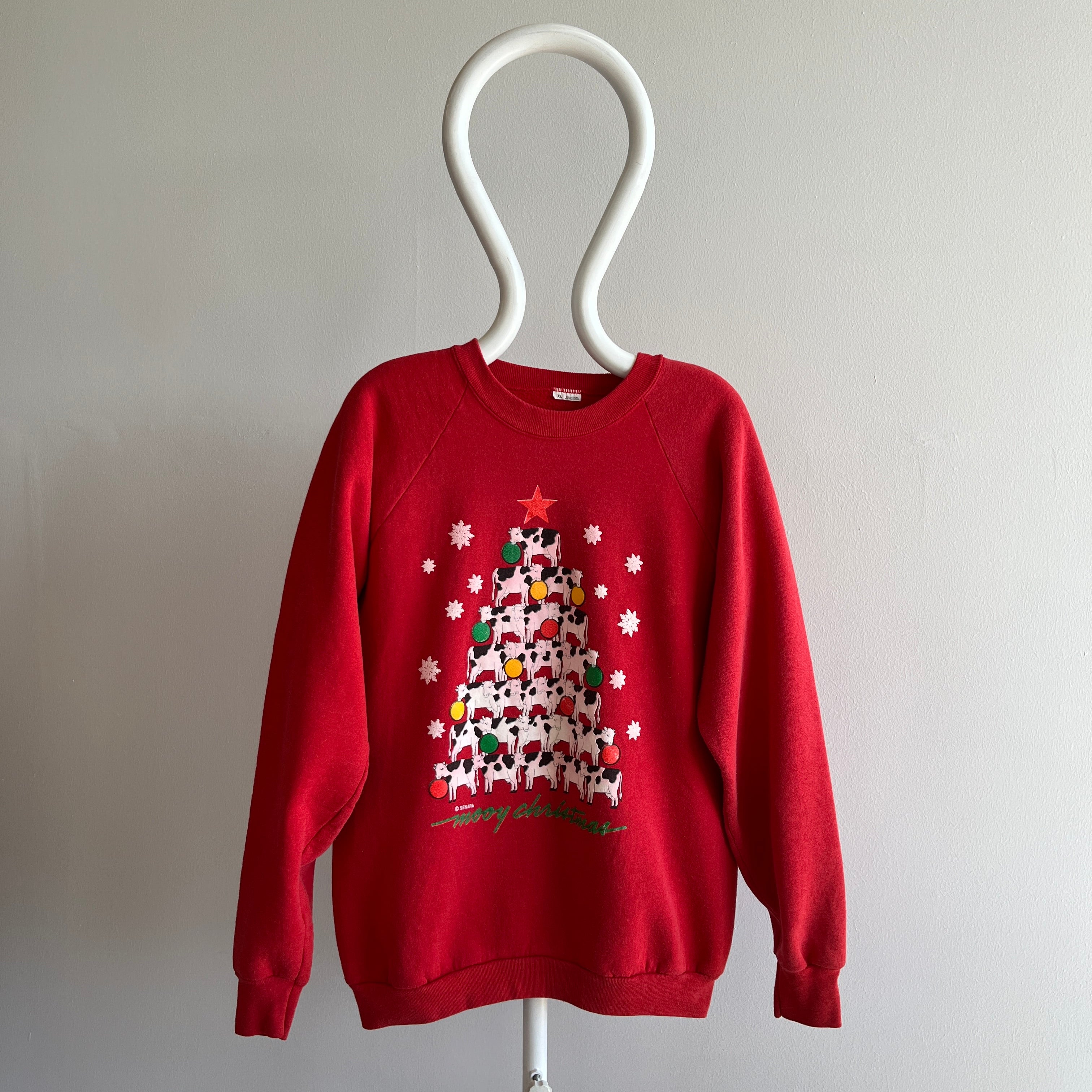 1980s Mooy Christmas Sweatshirt - Show Stopper