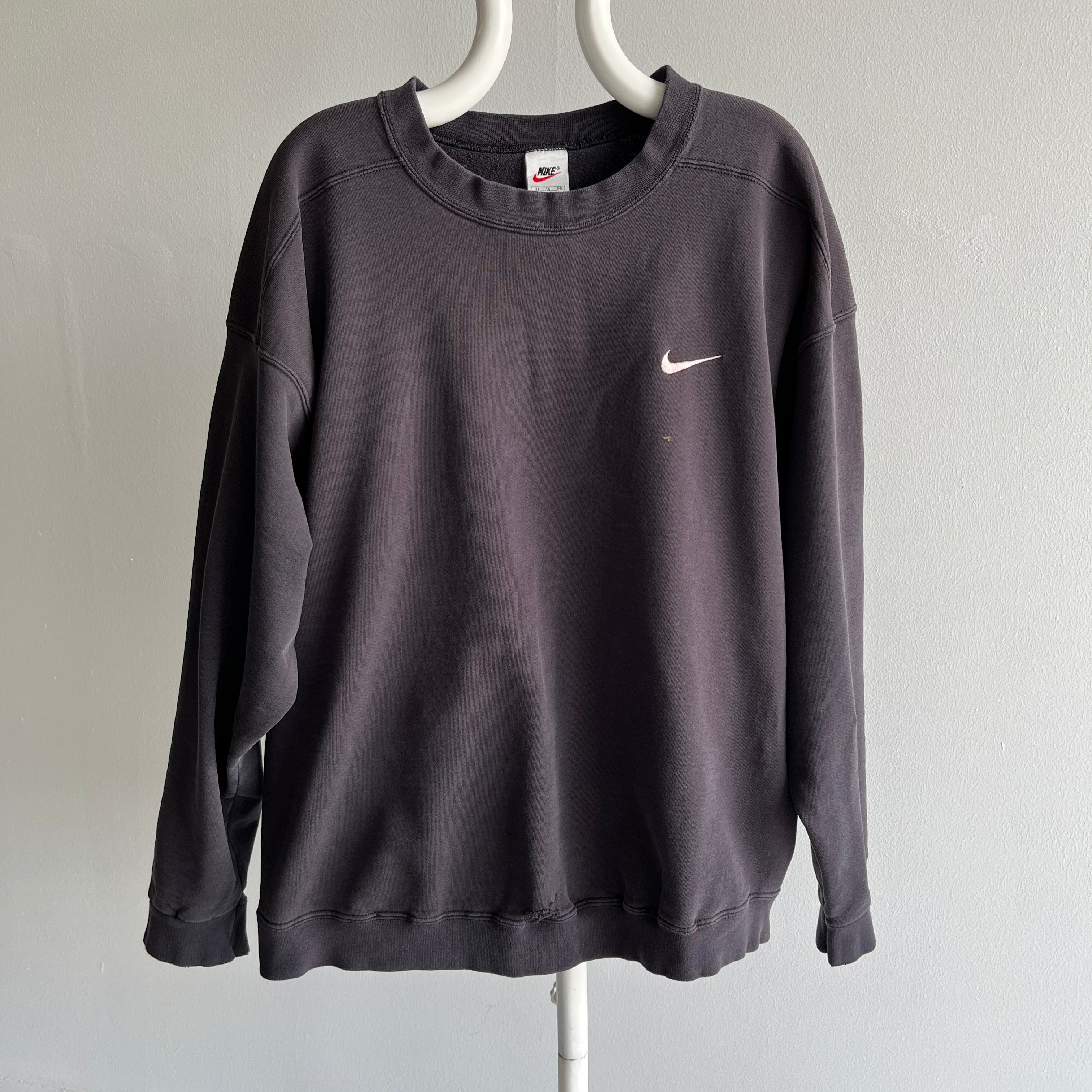 1990s Nike Nicely Worn and Tattered Sweatshirt