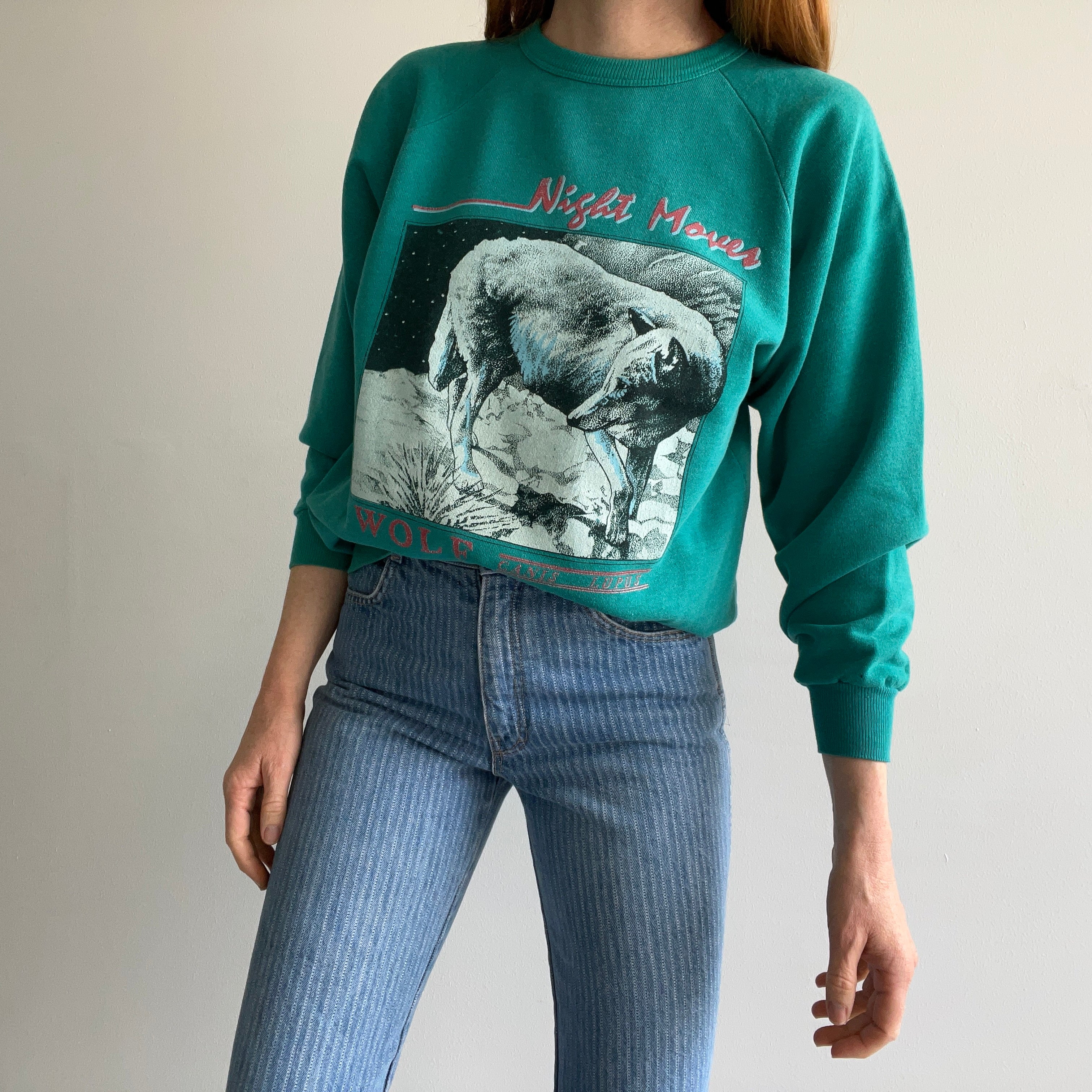 1980s Night Movers Wolf Sweatshirt