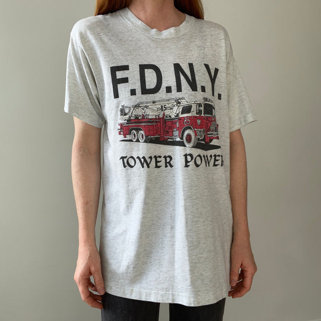 1980/90s FDNY Thinned Out and Thrashed T-Shirt by Screen Stars