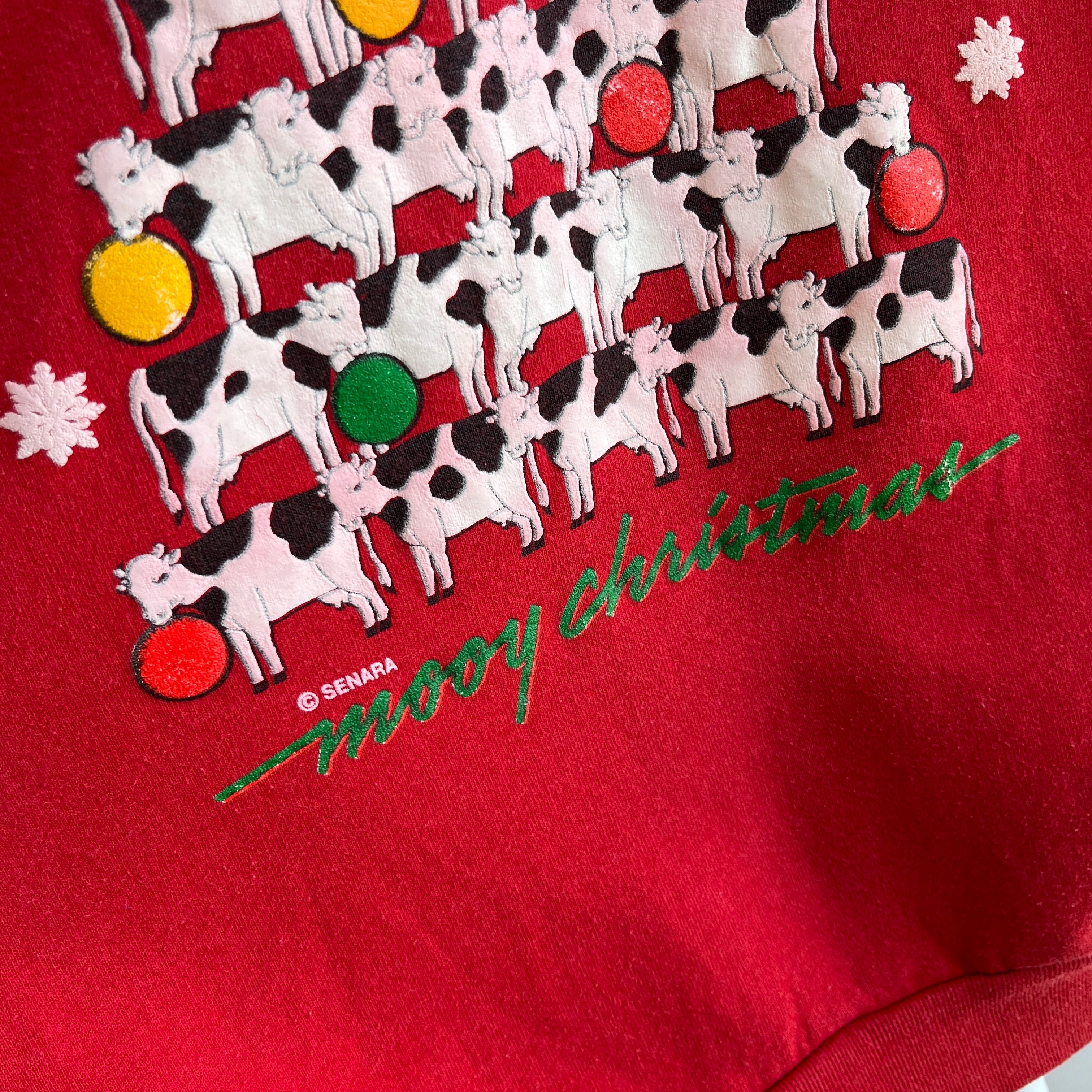 1980s Mooy Christmas Sweatshirt - Show Stopper