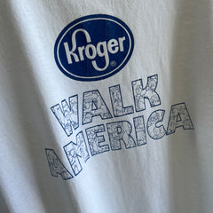 1980s Kroger Market Walk America Aged T-SHirt by Screen Stars