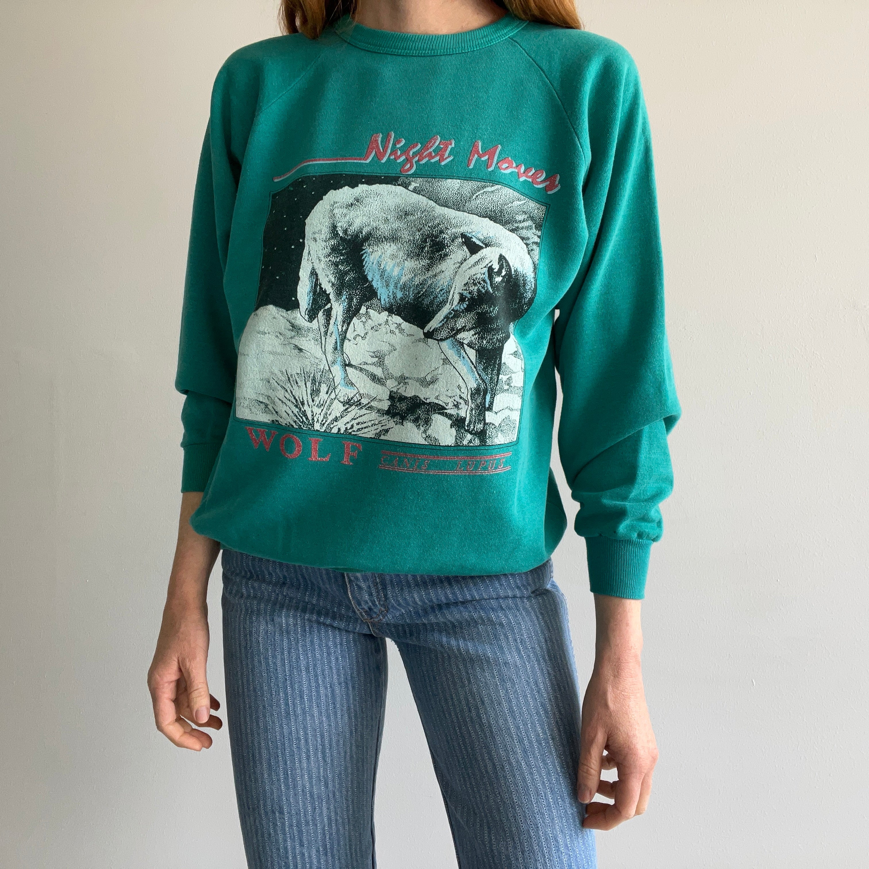 1980s Night Movers Wolf Sweatshirt