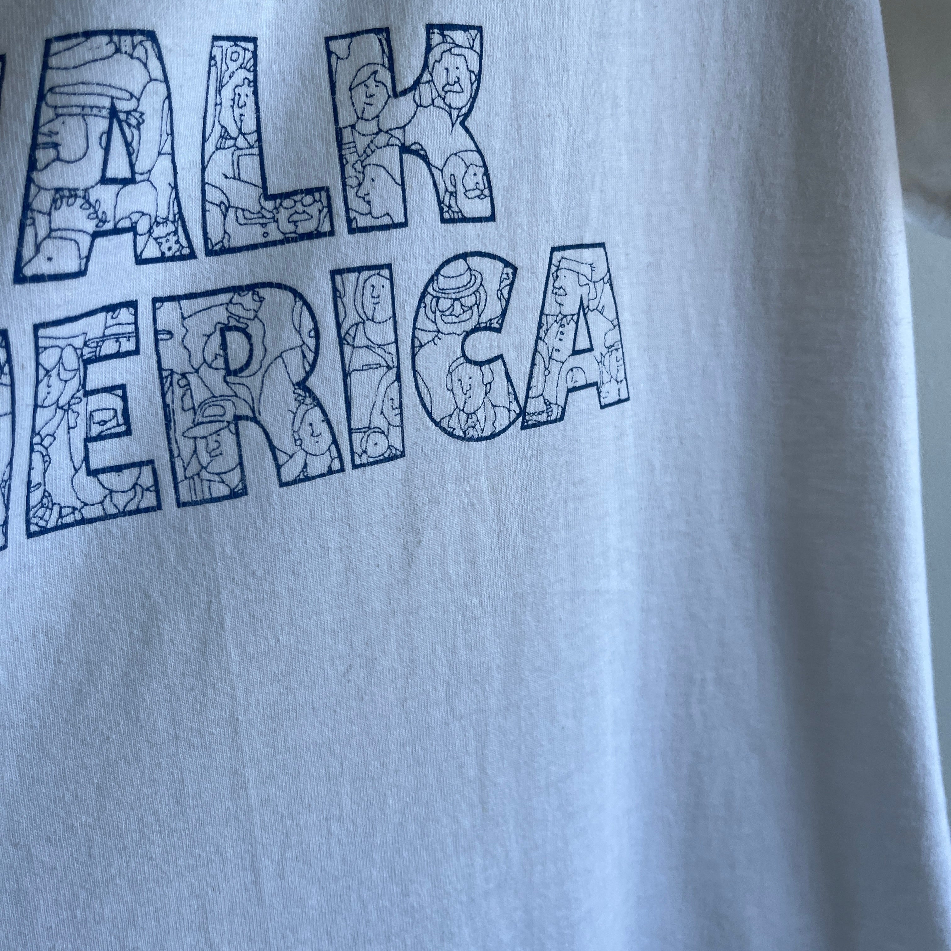 1980s Kroger Market Walk America Aged T-SHirt by Screen Stars