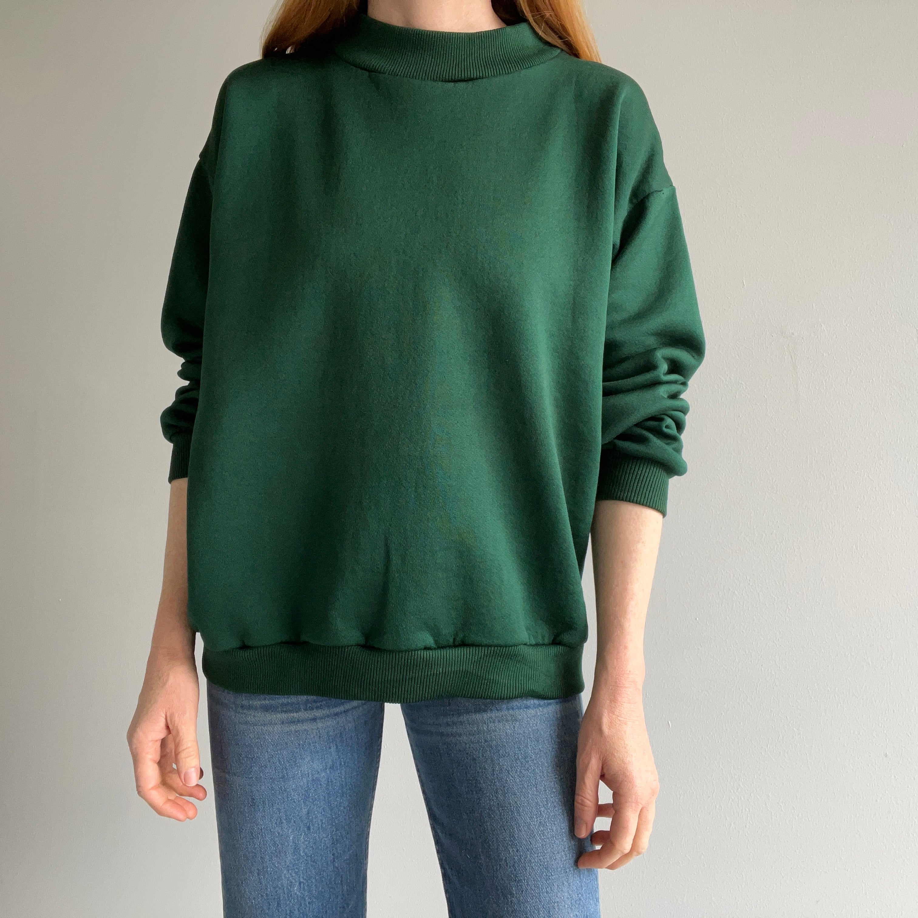 Dark green vintage discount sweatshirt