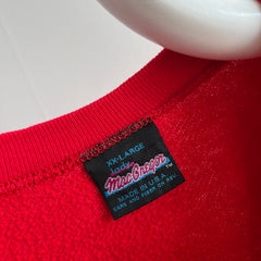 1980s MacGregor Blank Red Raglan Sweatshirt