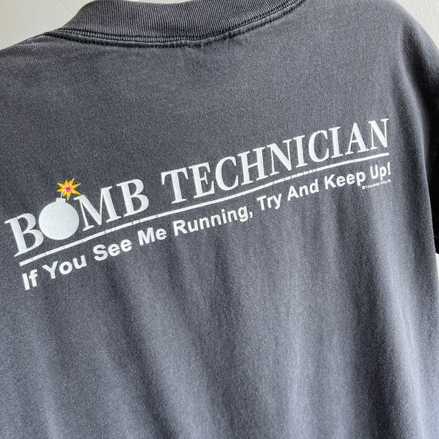 1990s Bomb Front and Back T-Shirt