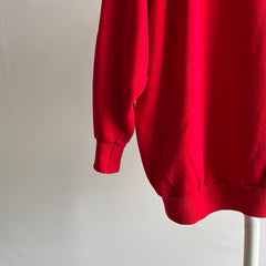 1980s MacGregor Blank Red Raglan Sweatshirt