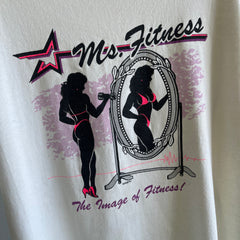 1980s Miss Fitness, The Image of Fitness, T-Shirt - NEXT LEVEL