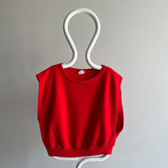 1980s RAD!!!! Blank Red Open Sided Red Warm Up