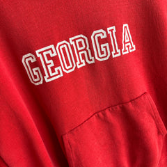 1980s Georgia Bulldogs Red Hoodie - Oh my!