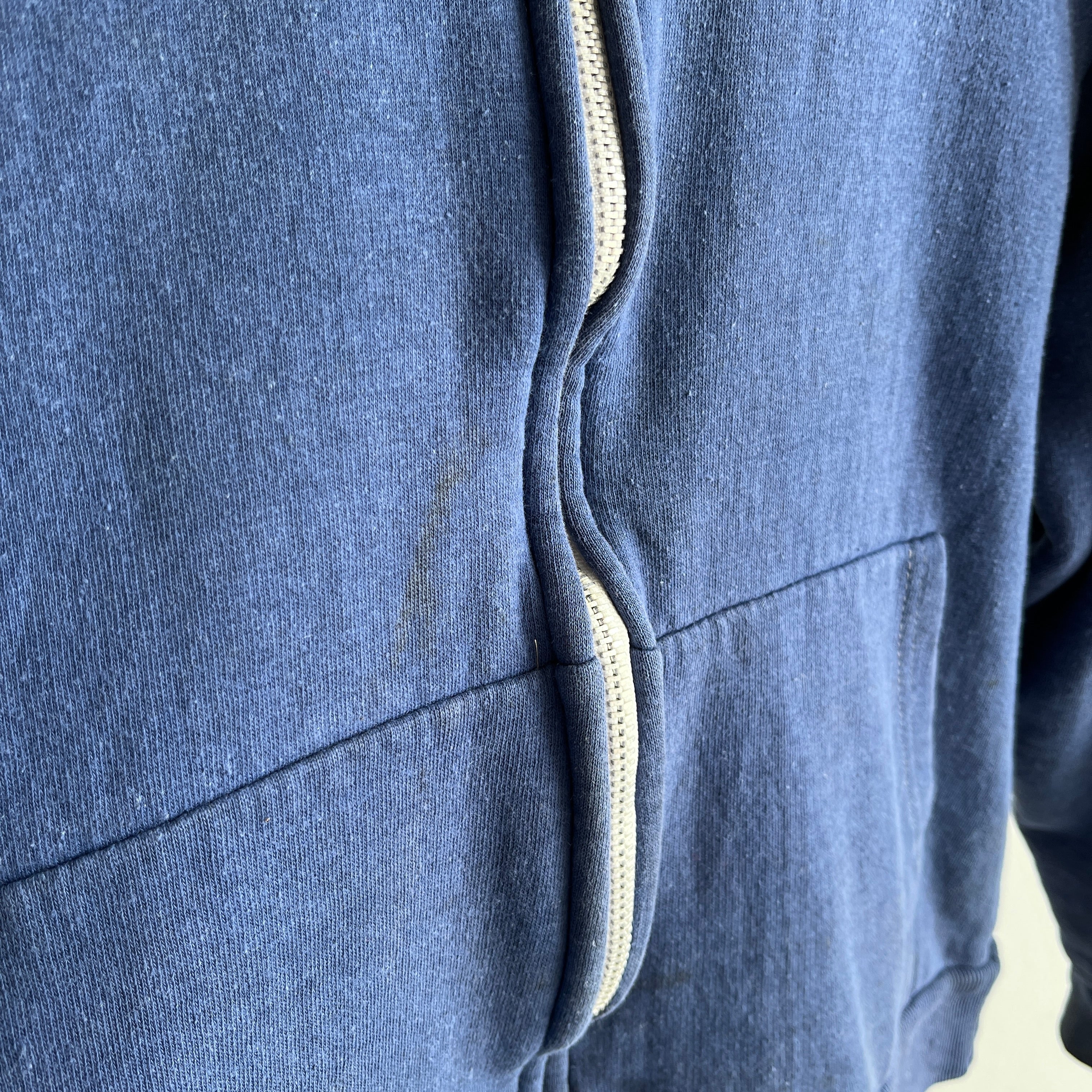 1970s Insulated Hoodie with Contrast Stitching - Personal Collection Piece