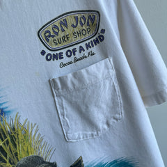 1980/90s Extinction in the Everglades Ron Jon Front and Back Pocket Shirt