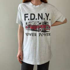 1980/90s FDNY Thinned Out and Thrashed T-Shirt by Screen Stars