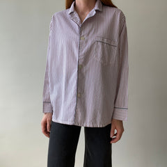1980s Striped Pajama Shirt