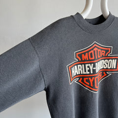 1990s Harley - Moroney's Newburgh, NY Sweatshirt - COLLECTIBLE