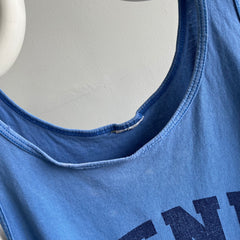 1980s Sun Faded and Bleach Stained Penn State Tank Top - YES PLEASE