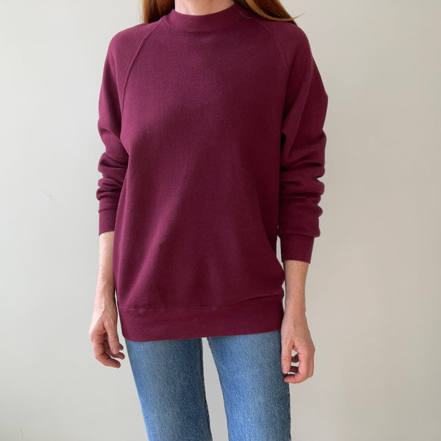 00s Heavy Weight Blank Black Sweatshirt par FOTL - Structuré
