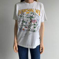 1980s Incredible Madison, Wisconsin Almost Paper Thin Front and Back T-Shirt