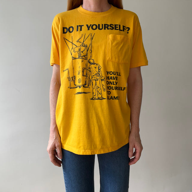 1990s Do It Yourself Plumbing T Shirt - This is so Dad in the 90s