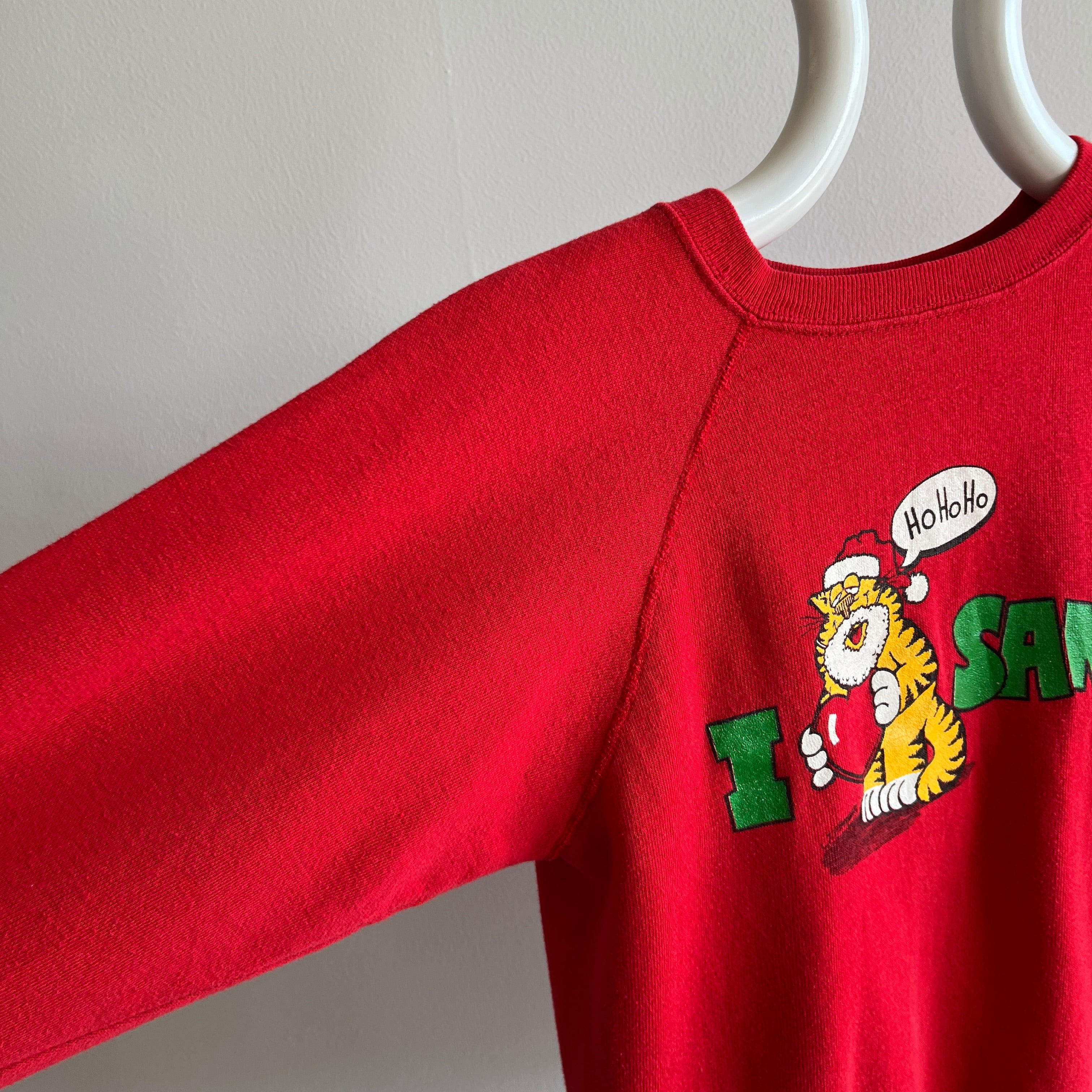 1985 Garfield as Santa Sweatshirt - Collectible