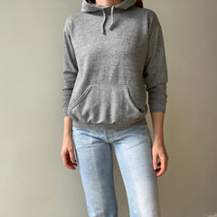 1970/80s Blank Gray Pullover Hoodie by Sportswear - !!!!