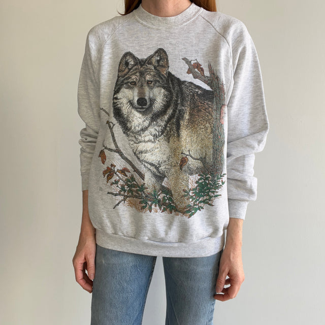 1988 (?) Beautiful Wolf Buddy Sweatshirt