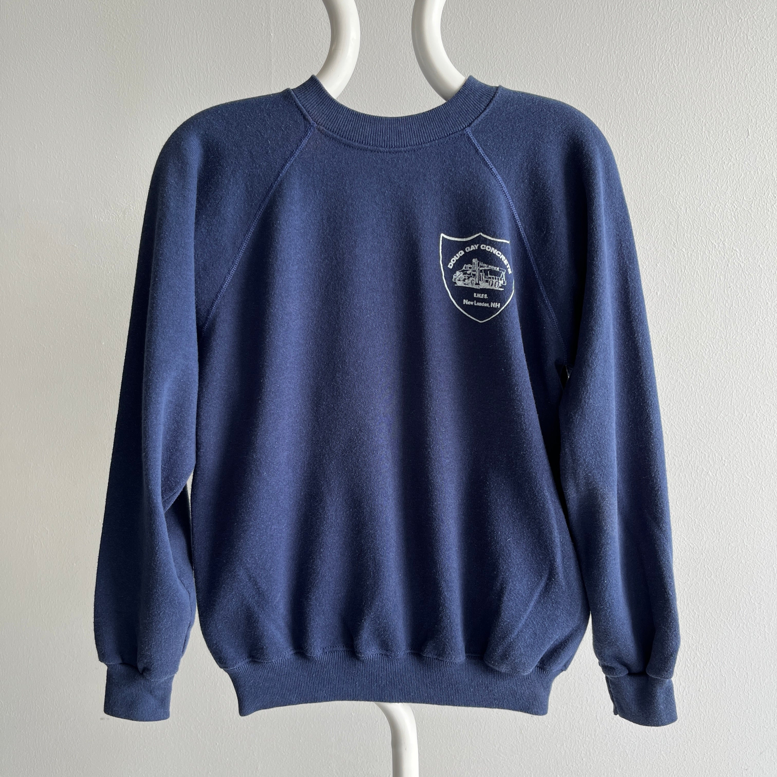 1980s Doug Gay Concrete New London, NH Sweatshirt