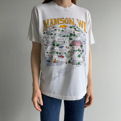 1980s Incredible Madison, Wisconsin Almost Paper Thin Front and Back T-Shirt