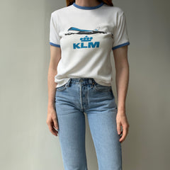 1970s KLM Airlines Ring T-Shirt