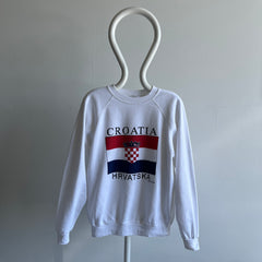 1980s Croatia Hrvatska Tourist Sweatshirt