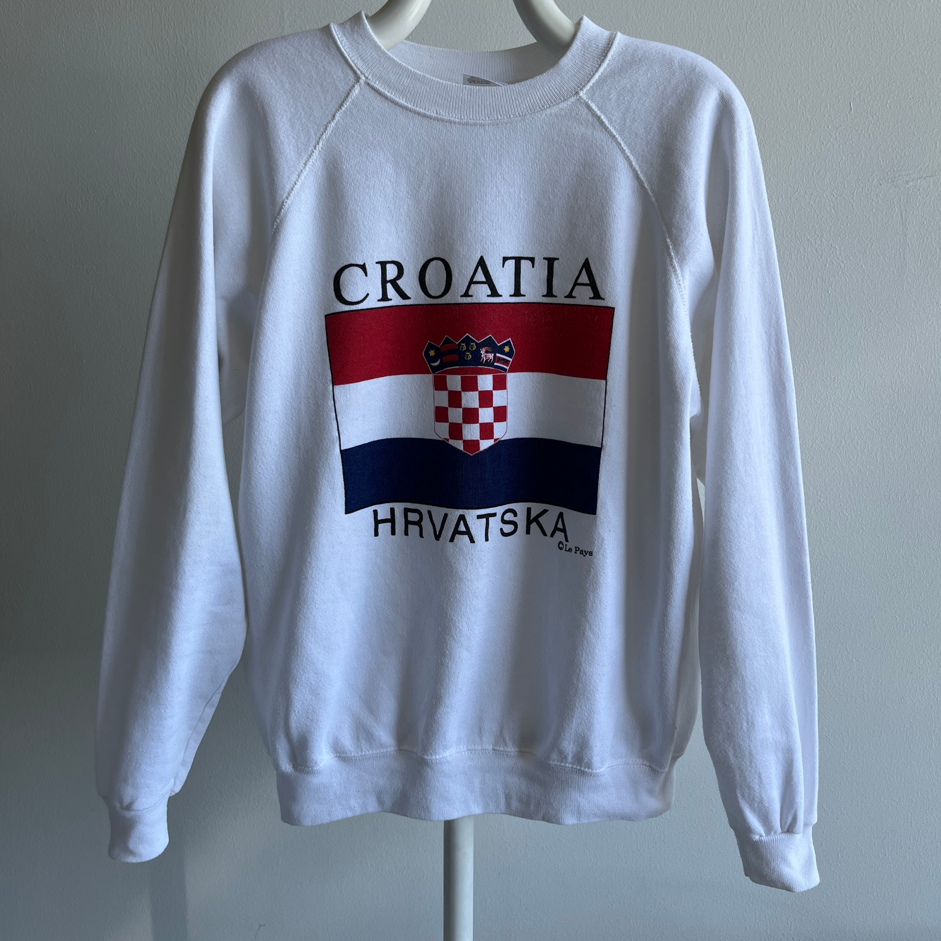 1980s Croatia Hrvatska Tourist Sweatshirt