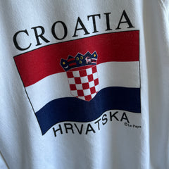 1980s Croatia Hrvatska Tourist Sweatshirt