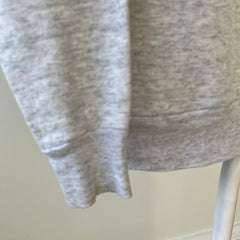 1980s Light Gray Perfectly Worn Raglan Sweatshirt