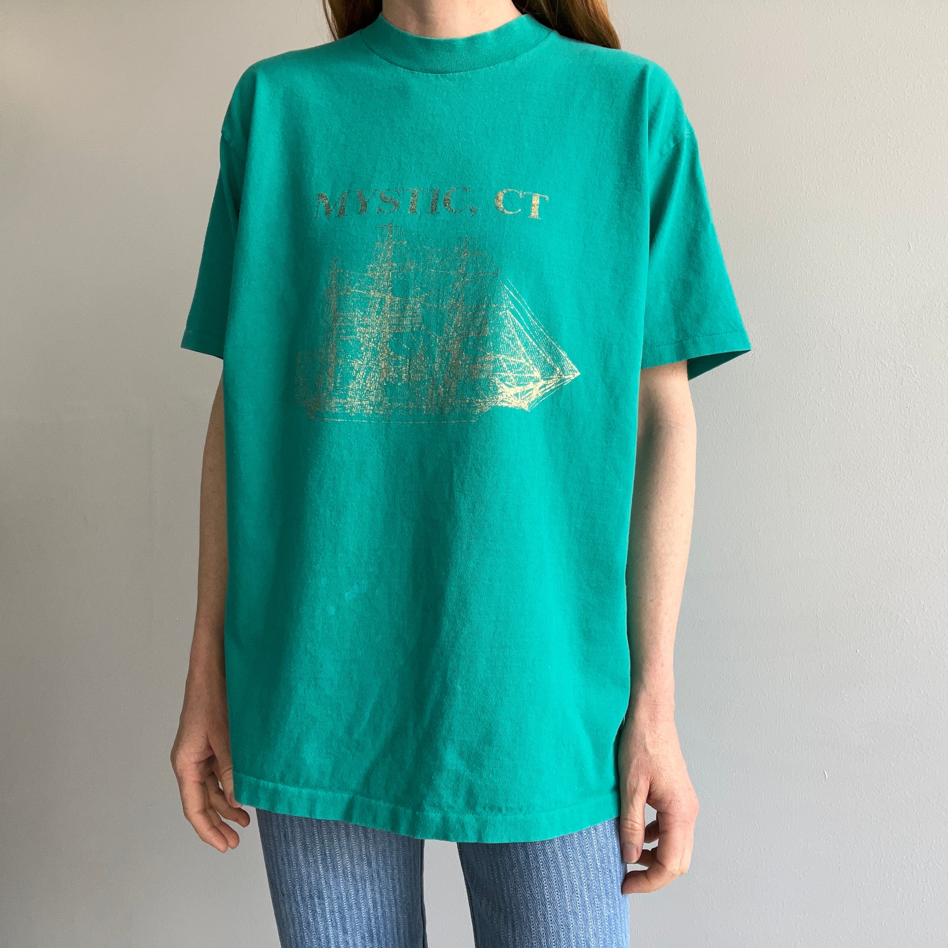 1980s Mystic, CT Tourist T-Shirt