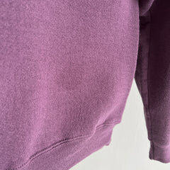 1980s Slimmer Fit Deep Lavender Purple Sweatshirt