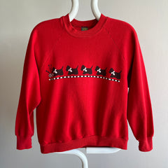 1980s Scotties on a Jerzees by Russell Raglan Sweatshirt