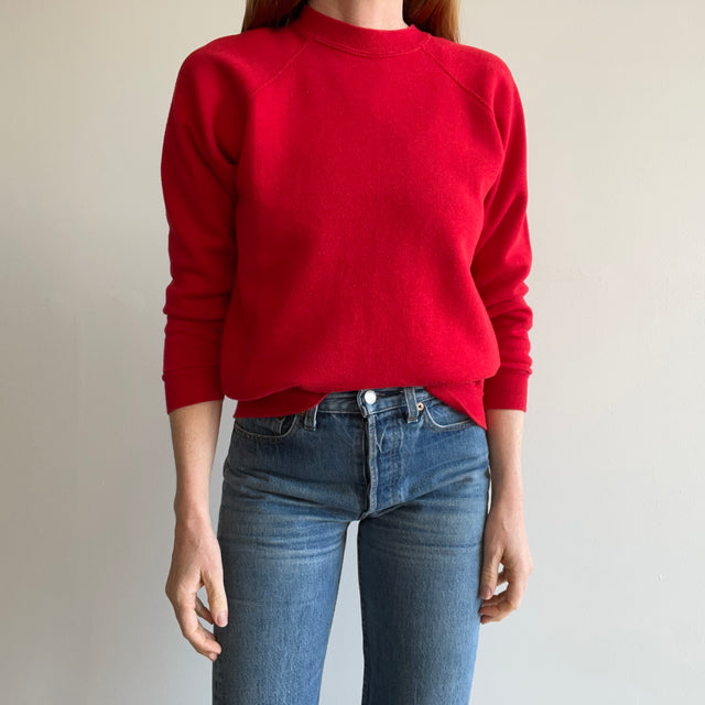 1980 Stoplight Red Raglan - Swoon