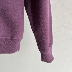 1980s Slimmer Fit Deep Lavender Purple Sweatshirt