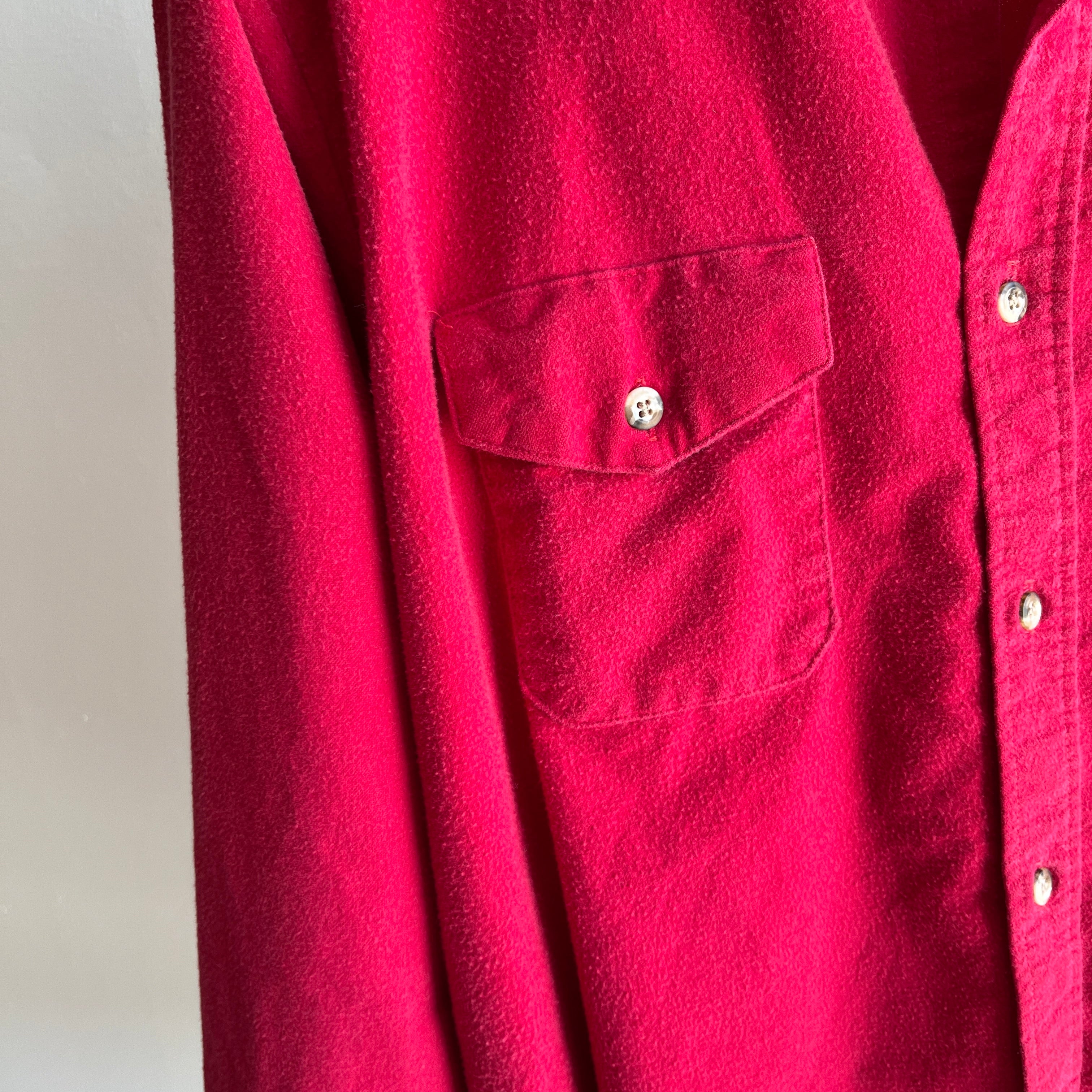 1980s Cozy Red Fieldmaster Flannel