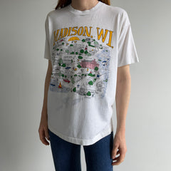 1980s Incredible Madison, Wisconsin Almost Paper Thin Front and Back T-Shirt