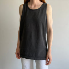 1890s Blank Faded Black Tank Top