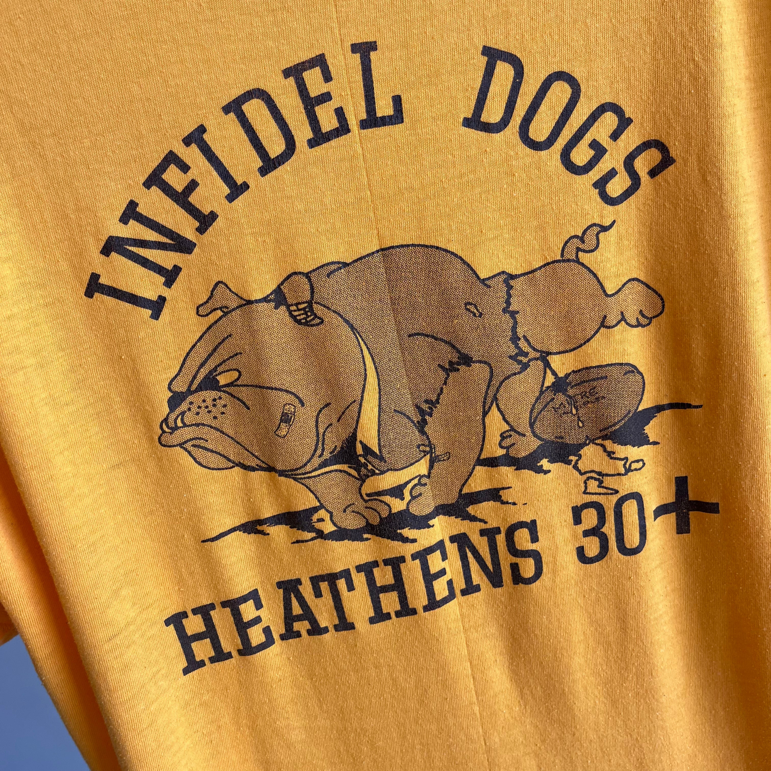 1970s Houston Heathens Rugby Over 30 - Infidel Dogs - OMG The Backside