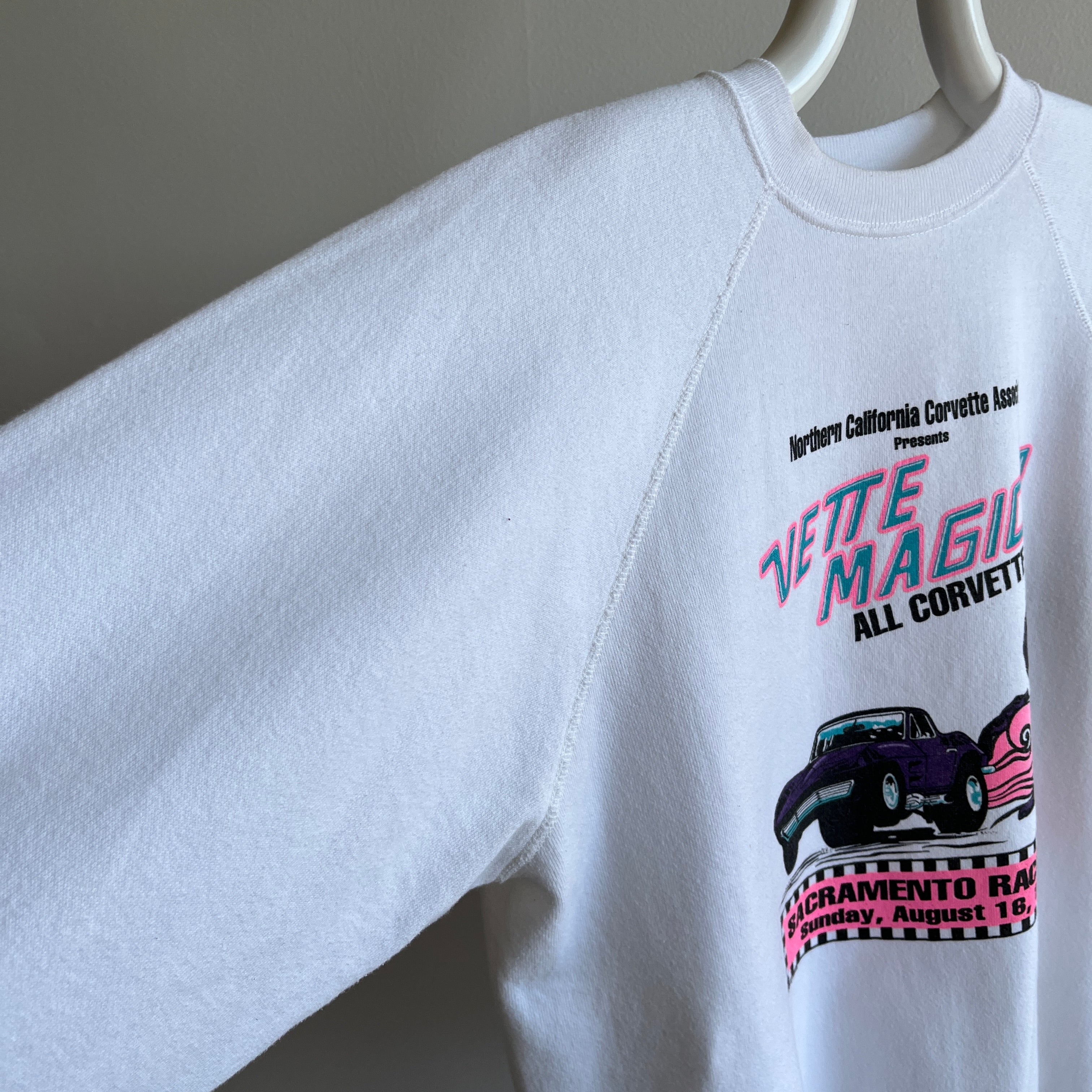 1992 Northern California Vette Magic 17 Sacramento Raceway Sweatshirt